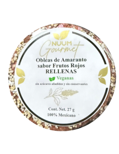 Obleas de amaranto, sabor...