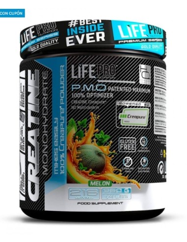 Creatina, Creapure, sabor Melón, 650...