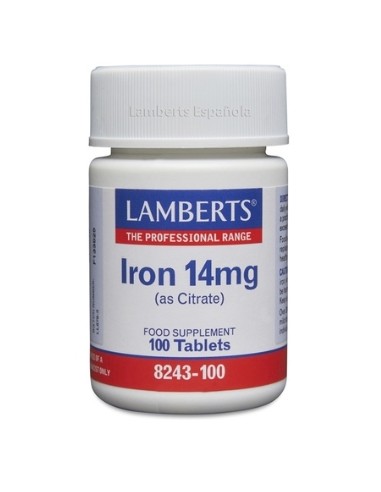 Citrato de Hierro, 14 mg, 100...