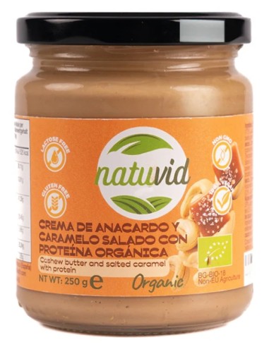 Crema de Anacardo y Caramelo salado...