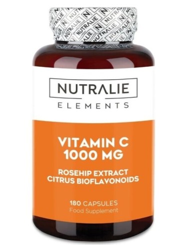 Vitamina C, 1000 mg, con Rosa de...