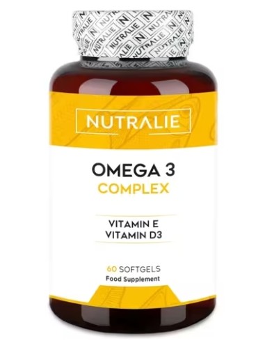 Omega 3, Con Vitamina E y D3, 60...