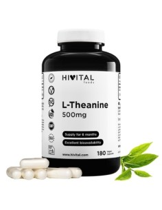 L-Theanina, 500 mg, 180...