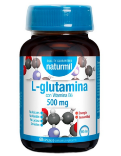 L - Glutamina, 500mg, con...