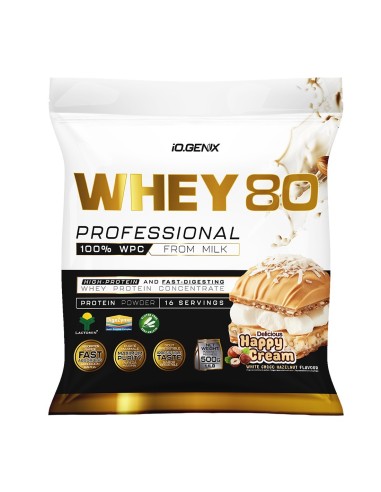 Proteína, Whey 80, sabor Happy Cream,...