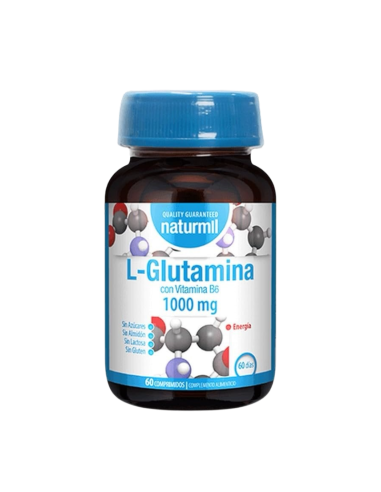 L - Glutamina, 500mg, con Vitamina...