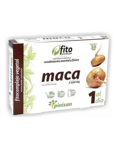 Maca, 30 cápsulas - Pinisan.