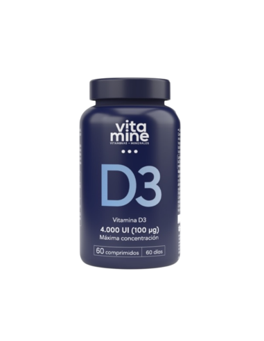 Vitamina D3, 4000 UI (100 mcg), 60...