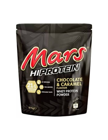 Proteína Whey, sabor Mars, 875 gramos.