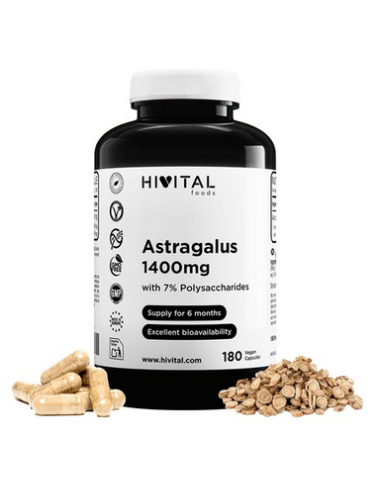 Astragalus, 1400 mg, con 7%...