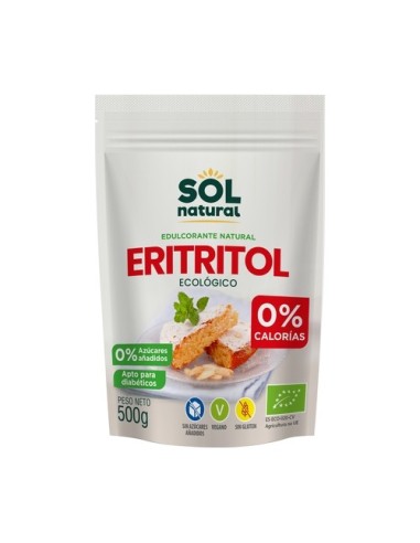 Eritritol, ECO, 500 gramos - Sol...