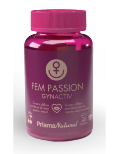 Fem, Passion, 60 gummies, con Damiana...