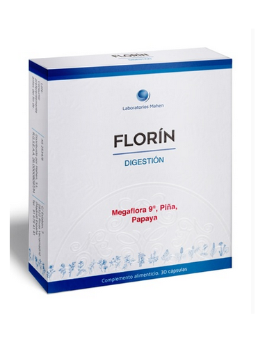 Florin, 500 mg, 30 cápsulas,...