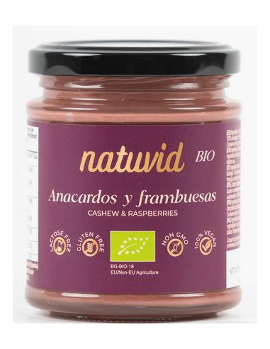 Crema de Anacardos y Frambuesas, BIO,...