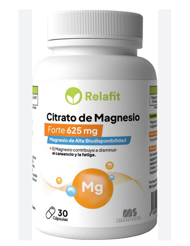Citrato de Magnesio, 625mg, 30...