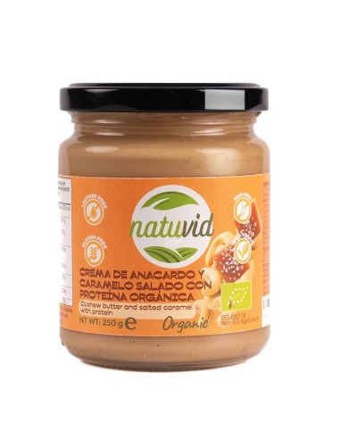 Crema de Anacardo y Caramelo salado...