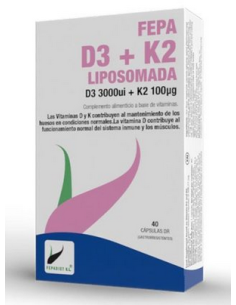 Vitamina D3 (3000 UI) + K2...