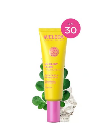 Fluido solar Glow, SPF 30 - Weleda.