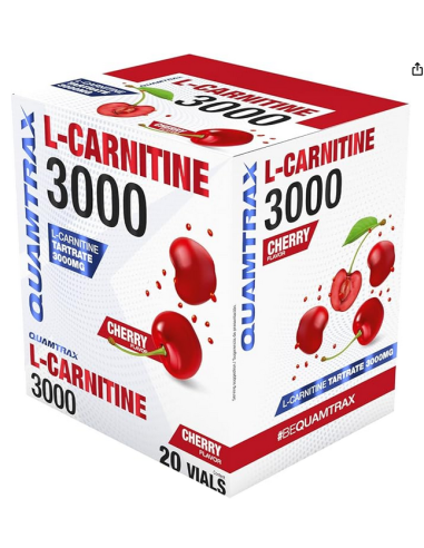 Carnitina, 3000, 20 viales, sabor...