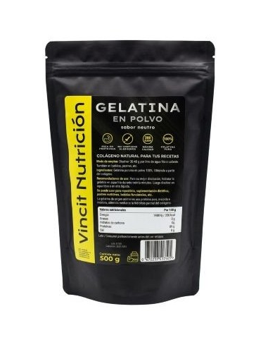 Gelatina Porcina en polvo 100% pura,...