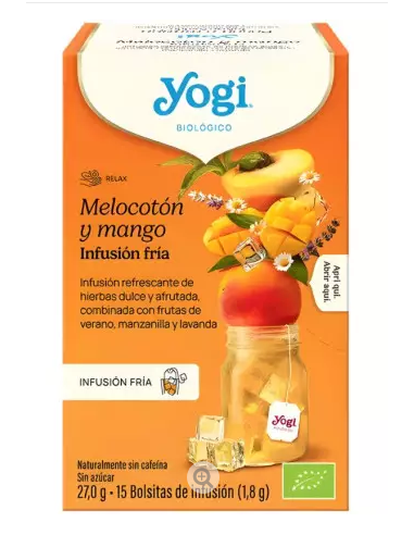 Té Negro Frío, con Fresa y Naranja,...