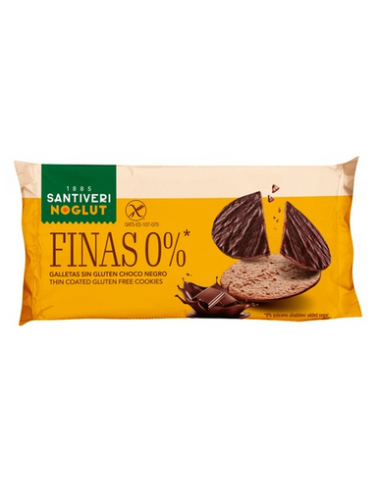 Galletas finas 0% sin gluten, bañadas...